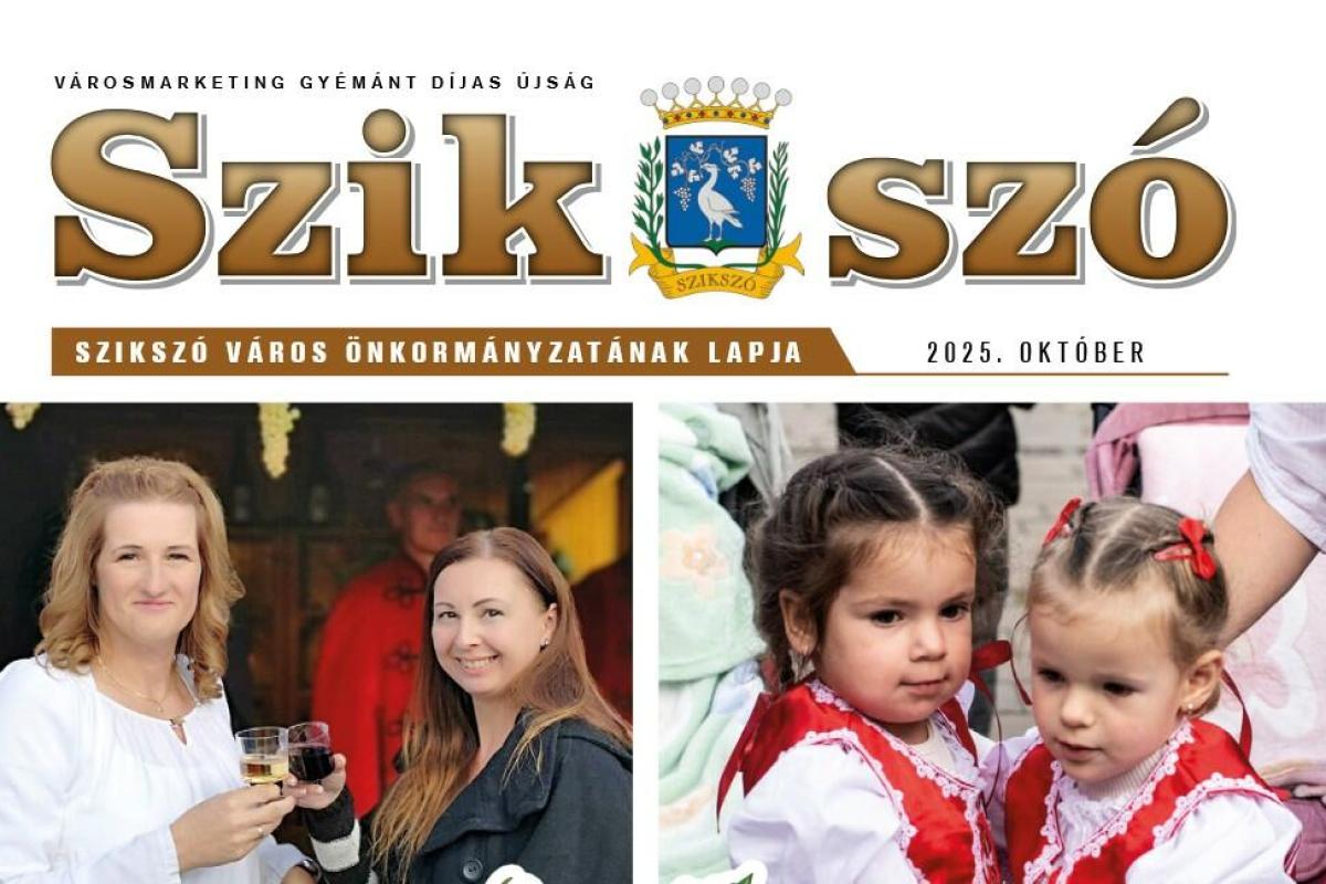 Szik-Szó Újság 2025. Október