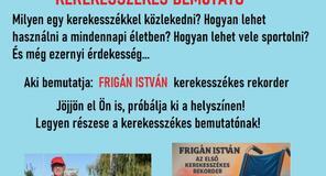 Kerekesszékes bemutató