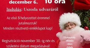 Elindult a jelentkezés a III. Mikulásfutásra Elindult a jelentkezés a III. Mikulásfutásra