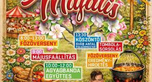 Majális a Városi Uszoda udvarán