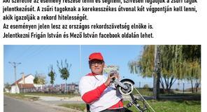24 órás kerekesszékes rekordkísérlet