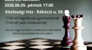 Sakk est Szikszón 2026. június