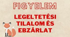 Legeltetési tilalom és ebzárlat 2026. október 3. és 2026. október 23. között