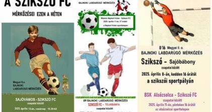Szikszó FC mérkőzései 2025. április 8.-13. között