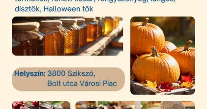 Termelői vásár októberben