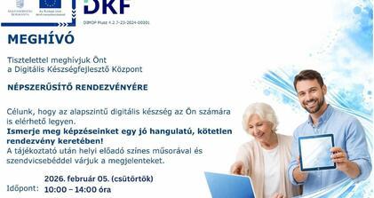 Digitális Készségfejlesztő Központ népszerűsítő rendezvényére