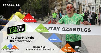 8. Kosice-Miskolc Ultramarathon frissítőpont Szikszón