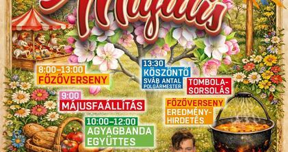 Majális a Városi Uszoda udvarán