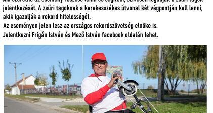 24 órás kerekesszékes rekordkísérlet