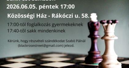 Sakk est Szikszón 2026. június