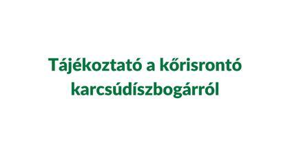 Tájékoztató a kőrisrontó karcsúdíszbogárról