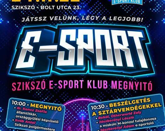 Szikszó E-Sport Klub megnyitó