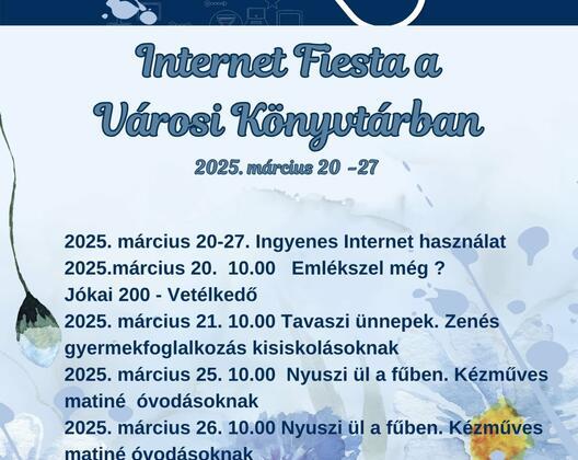 Internet Fiesta a Városi Könyvtárban