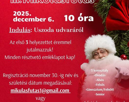 III. Mikulásfutás