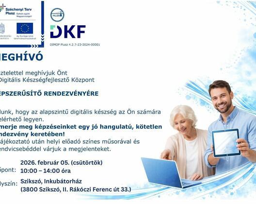 Digitális Készségfejlesztő Központ népszerűsítő rendezvényére