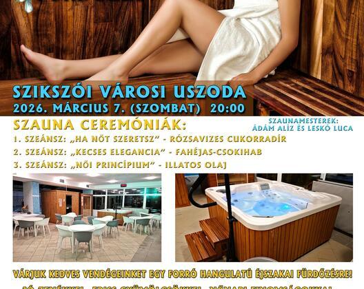 Nőnapi éjszakai fürdőzés a Városi Uszodában