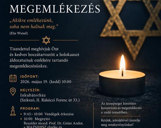 Holokauszt megemlékezés