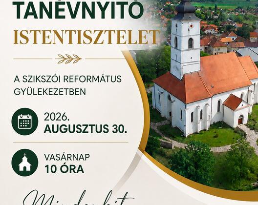 Tanévnyitó Istentisztelet