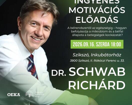 Ingyenes motivációs előadás - Dr. Schwab Richárd